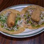 Fish Tempura Tacos ($14 for two)<br/>
